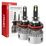 Becuri LED auto AMiO K3 CANBUS H8/H9/H11/H16 6000K 60W IP67