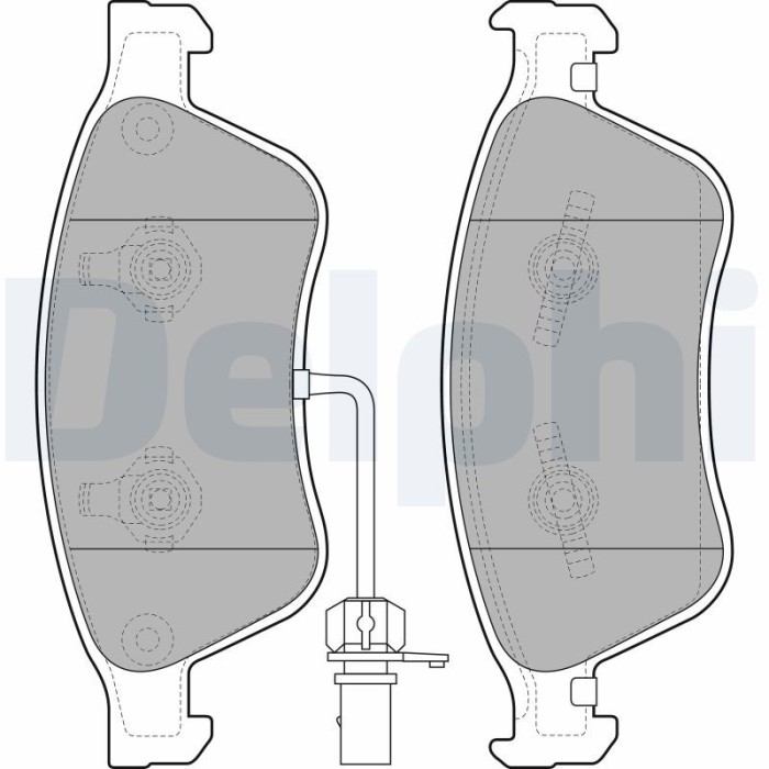 DELPHI LP2072 set placute frana,frana disc
