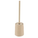 Perie De Toaletă Ethnic &ndash; Bej Compoziție Polirăsină + Pvc