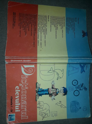 carte copii educative/manual,dictionarul elevului,cl.I-IV,Editura ANA,2006,T.GRA foto