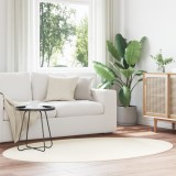 vidaXL Covoare Crem 140 x 200 cm L&acirc;nă