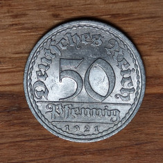 Germania - moneda de colectie istorica - 50 pfennig 1921 A - aluminiu - UNC !