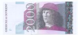 Germania (Republica Federală) 2000 (Giesecke &amp; Devrient) 2000 - Proba - Specimen de bancnota 178 &times; 80 mm, GD-111