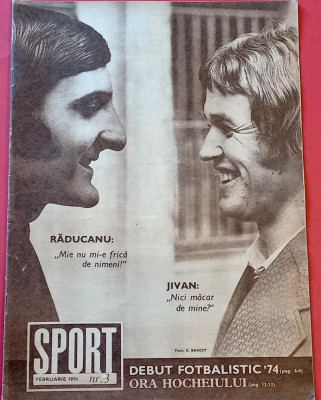 Revista SPORT nr.3/februarie 1974 foto