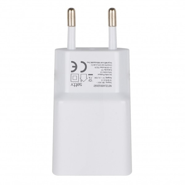 Incarcator Retea Setty, 10W, 2A, 1 x USB-A, Alb