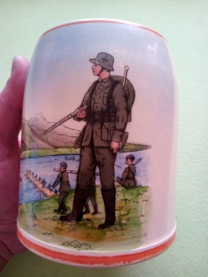 Halba portelan WW2 Germania foto