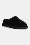 Bianco papuci din piele &icirc;ntoarsă BIASNOW culoarea negru, 11251341
