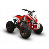 ATV Barton Rocky125cc, 4 timpi, roti de 8&amp;quot;, culoare alb/rosu Cod Produs: MX_NEW MXROCKY125RED