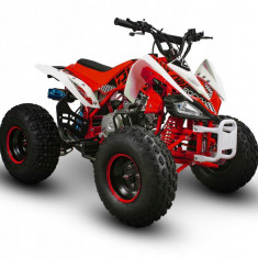 ATV Barton Rocky125cc, 4 timpi, roti de 8&quot;, culoare alb/rosu Cod Produs: MX_NEW MXROCKY125RED