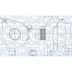 Alternator Volvo S60 2 (134), S80 2 (124), V60 1 (155), V70 3 (135), Xc60 1 Suv (156), Xc70 2 (136), D4 AWD, 2.4 D, 2.5 T, 2.5 T FlexFuel, D5, 2.5 T