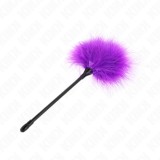 KINK - PURPLE TICKLE FEATHERS USED FOR THE BONDAGE KIT 27 CM, KINK IMPACT &amp; TOUCH
