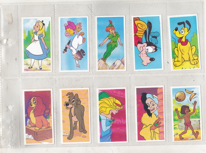 bnk crc Brooke Bond Tea - Disney - 10 bucati