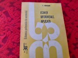 ECUATII DIFERENTIALE APLICATII G MOROSANU RF18/4