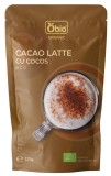 Obio Cacao Latte cu Cocos Bio 125g - Bautura instant pudra din agricultura ecologica