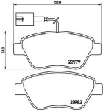 BREMBO P 23 108 PRIME LINE set placute frana,frana disc