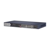 SWITCH GIGABIT 16PORTURI 4XHIPOE 12XPOE SafetyGuard Surveillance, HIKVISION