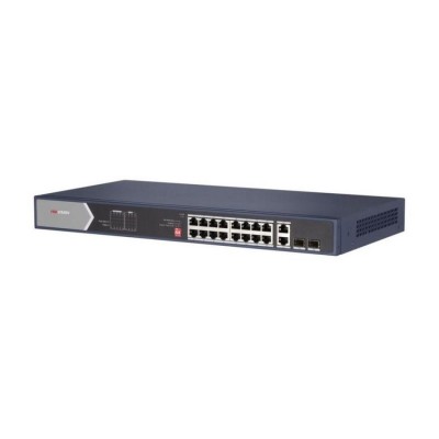 SWITCH GIGABIT 16PORTURI 4XHIPOE 12XPOE SafetyGuard Surveillance foto