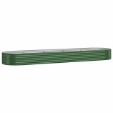 Cumpara ieftin Strat inaltat gradina 396x100x36 cm otel galvanizat