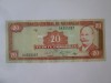 Rară! Nicaragua 20 Cordobas 1999 UNC