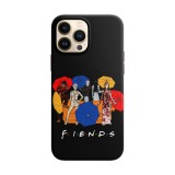 Husa compatibila cu Apple iPhone 12 Mini model Friends horror edition, Silicon, TPU, Viceversa, Transparent, Carcasa