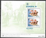 B1165 - Azore 1981 - Europa-cept,bloc neuzat,perfecta stare