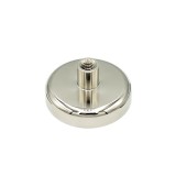 Magnet neodim oală D 48 mm cu g&acirc;t filetat la interior Strong