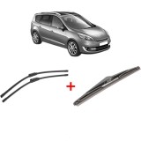 Cumpara ieftin Set 3 stergatoare pentru RENAULT GRAND SCENIC III (JZ0/1_) 2009-2016, parbriz si luneta, Bosch Twin