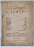 CONVORBIRI LITERARE , ANUL LXXII , NUMARUL 4 , APRILIE , 1939 *PREZINTA URME DE UZURA
