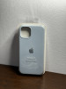 Husa originala cu logo iPhone 13 de silicon cu interior microfibra, Albastru, Apple