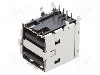 Conector USB A, versiune USB 2.0, in unghi 90&deg;, MOLEX - 67298-3091