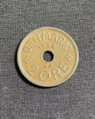Moneda 2 ore 1928 Danemarca