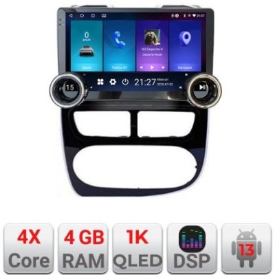 Navigatie Renault Clio 4 V1 Kit-467 Edotec 4+64 10.5 inch Incell 1K android Wifi 5Ghz gps internet CarStore Technology foto