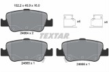 Set placute frana TEXTAR 2466401