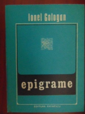 Epigrame-Ionel Gologan foto