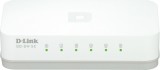 SWITCH D-LINK 5 porturi 10/100Mbps, carcasa plastic, &quot;GO-SW-5E&quot; (timbru verde 2 lei)