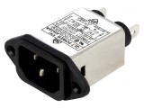 Conector de Alimentare AC 3A 250VAC 1,8mH IEC 60320