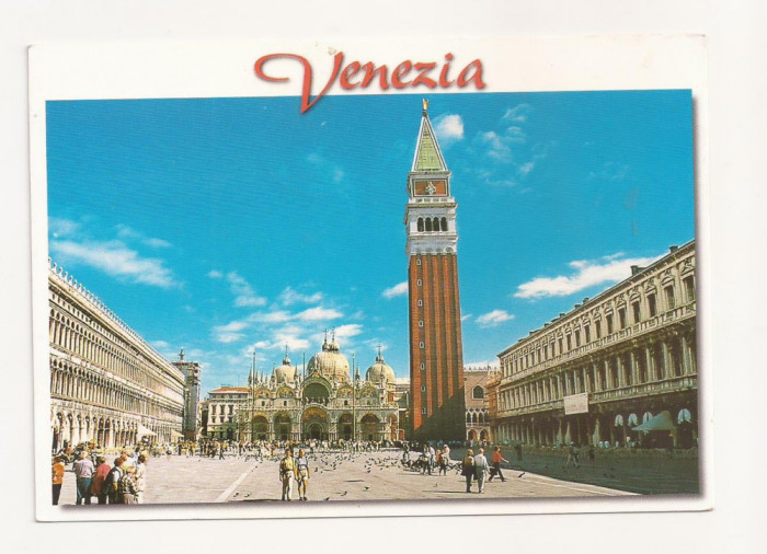 FA29-Carte Postala- ITALIA - Venetia, Piata San Marco, circulata 2001