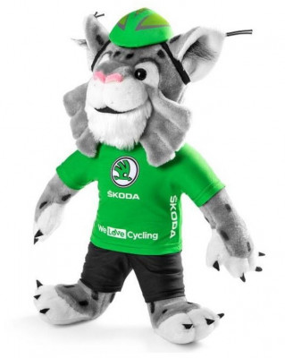 Mascota Plus Turul Frantei Oe Skoda We Love Cycling WLC Alb / Negru / Verde / Gri 000087576AC foto