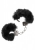 Catuse pufoase Fluffy Furry Negre