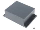 Carcasa universala STRAPUBOX cu lame de fixare, ABS, Negru, 67x80x31 mm