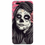 Husa silicon pentru Xiaomi Mi A1, Mexican Girl Skull