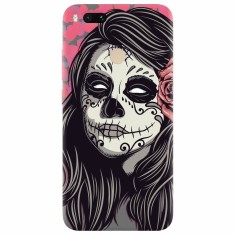 Husa silicon pentru Xiaomi Mi A1, Mexican Girl Skull foto