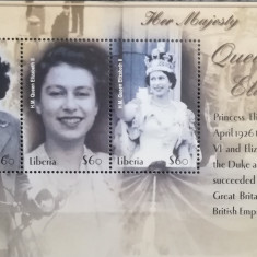BC318, Liberia, bloc regina Elisabeta a II-a