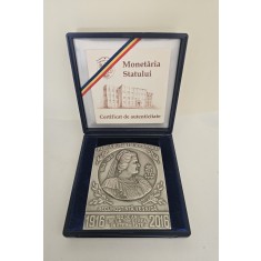 Placheta Regina Elisabeta, 100 ani de la trecerea in eternitate (1916-2016)