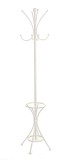 Cumpara ieftin Cuier pardoseala otel alb vintage Charlotte 27x27x174 cm