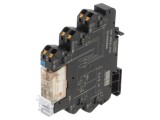 Releu interfață DPDT 24V DC 8A pentru șină DIN WEIDM&Uuml;LLER