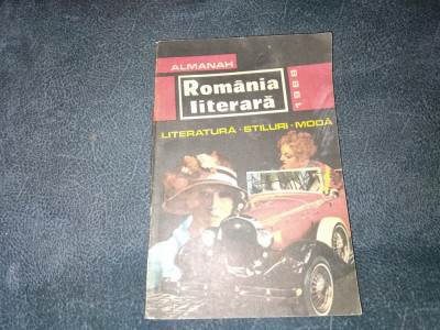 ALMANAH ROMANIA LITERARA 1988 foto