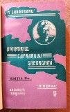 Amintirile caprarului Gheorghita si Povestiri din Razboiu, 1909-11 - M Sadoveanu, Minerva, Mihail Sadoveanu