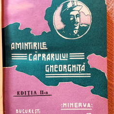 Amintirile caprarului Gheorghita si Povestiri din Razboiu, 1909-11 - M Sadoveanu