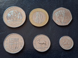 Lot 6 monede Mauritius, Africa
